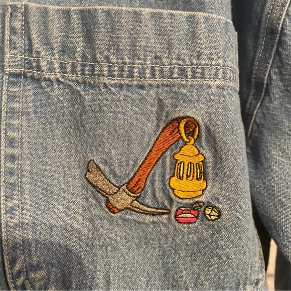 Disney store XL denim button down - Picture 3 of 11